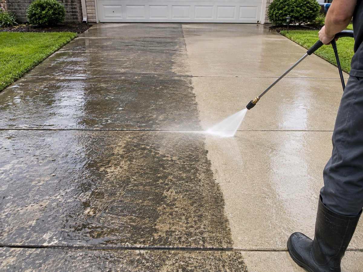 Driveway Cleaning — Acadiana Pressure Washing LLC